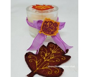 Stickserie ITH - FSL und Organza Blätter